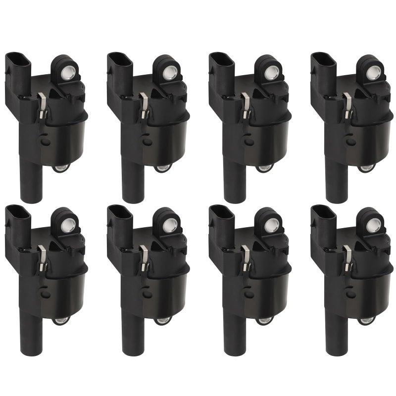 ROADFAR 4-Pins Pack of 8 Ignition Coil Pack Equivalent with OE UF414 GN10165 C1512 2009-2012 for GMC Canyon 5.3L,2009 for GMC Envoy 5.3L - Image 1